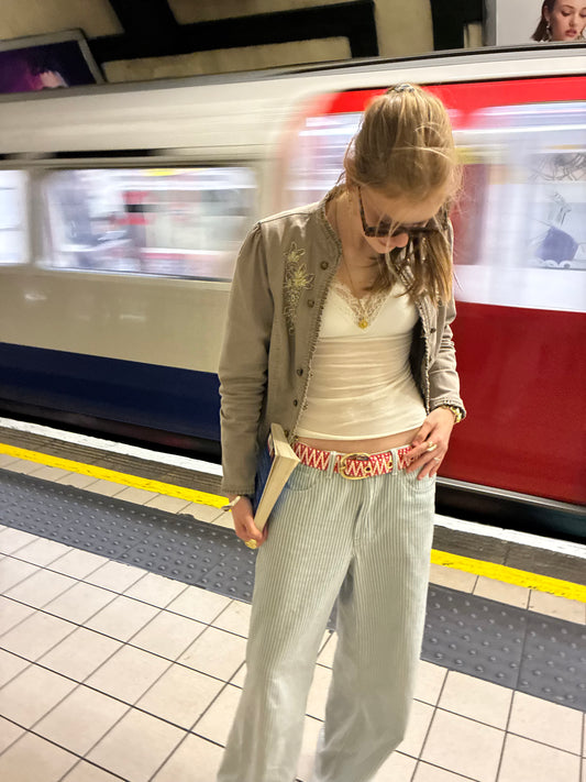 The Eliza Belt - gold buckle