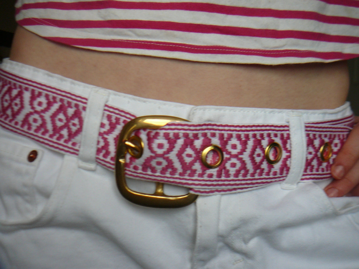 The Immie Belt - gold buckle